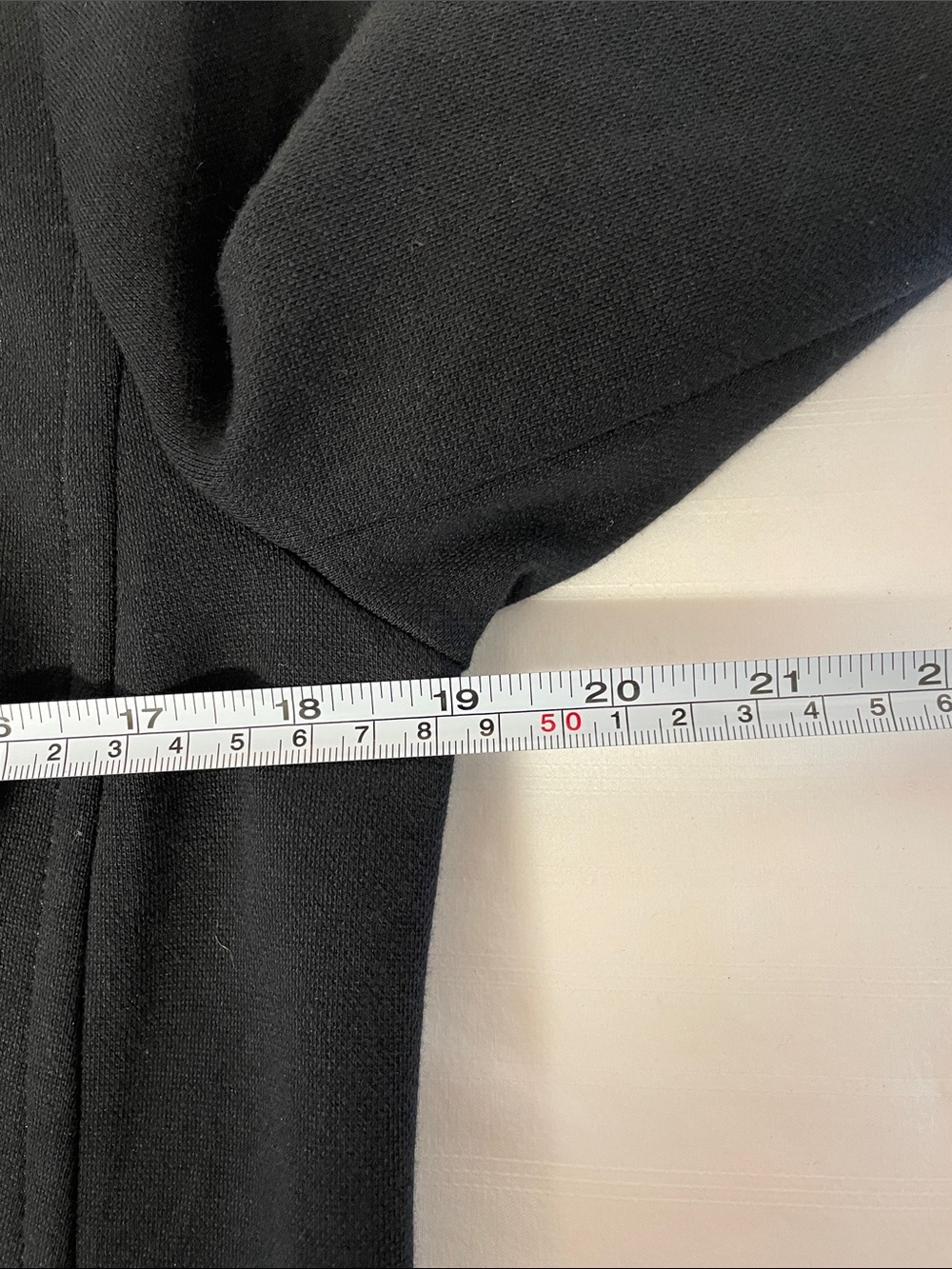 Talbots pique knit blazer 2 button piped black with white trim women’s size 8 - Picture 13 of 16